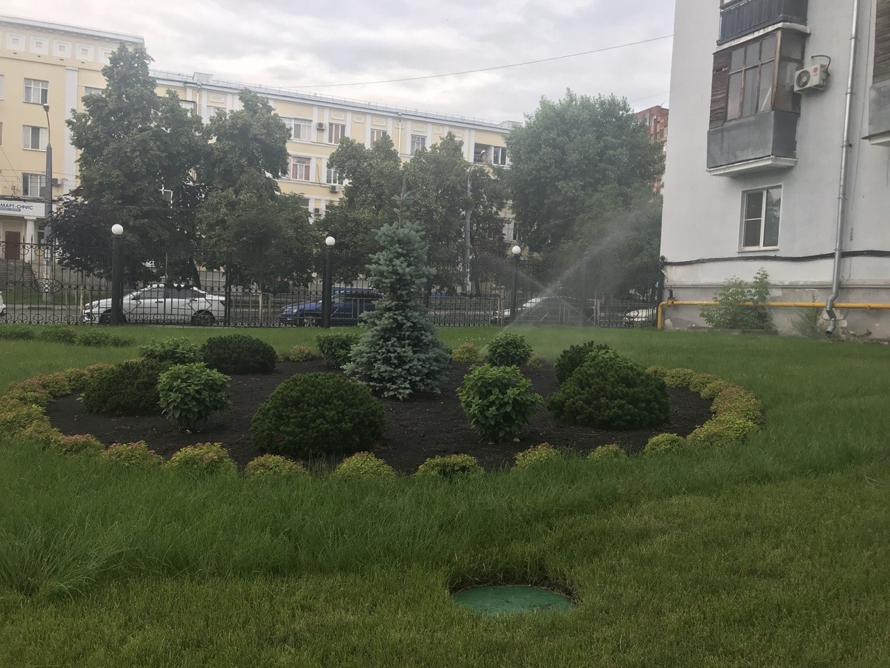 Форсунка с шарами туи